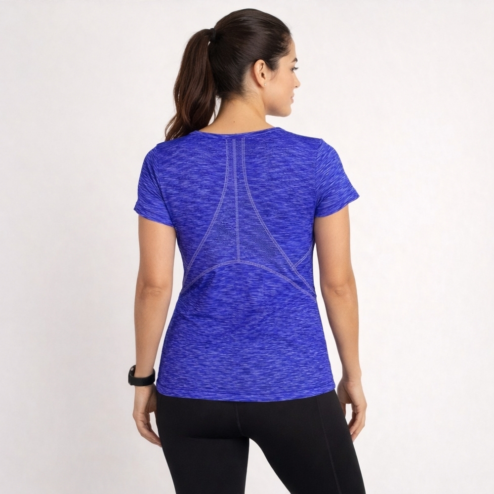 GapFit Cobalt Blue Athletic Performance Gymwear Workout Top Size L Fitness Style